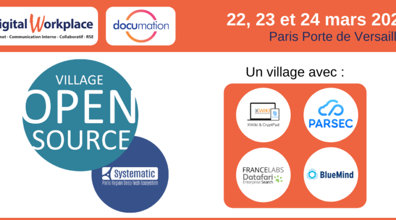 Village Open Source Systematic 2022 sur le salon Digital Workplace – Documation