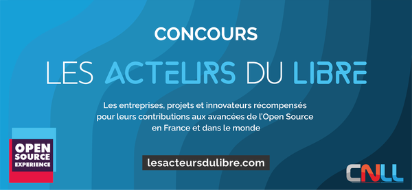 Ouverture du concours des Acteurs du Libre 2022 du CNLL