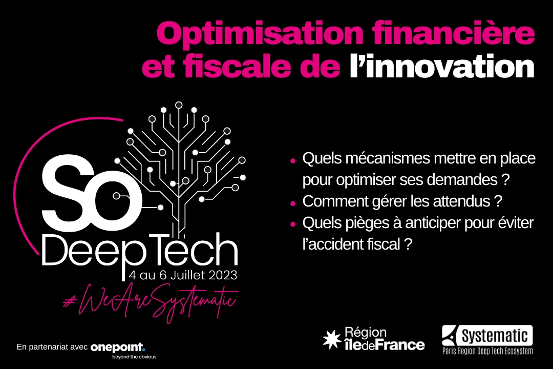 Optimisation financi&egrave;re et fiscale de l&rsquo;innovation