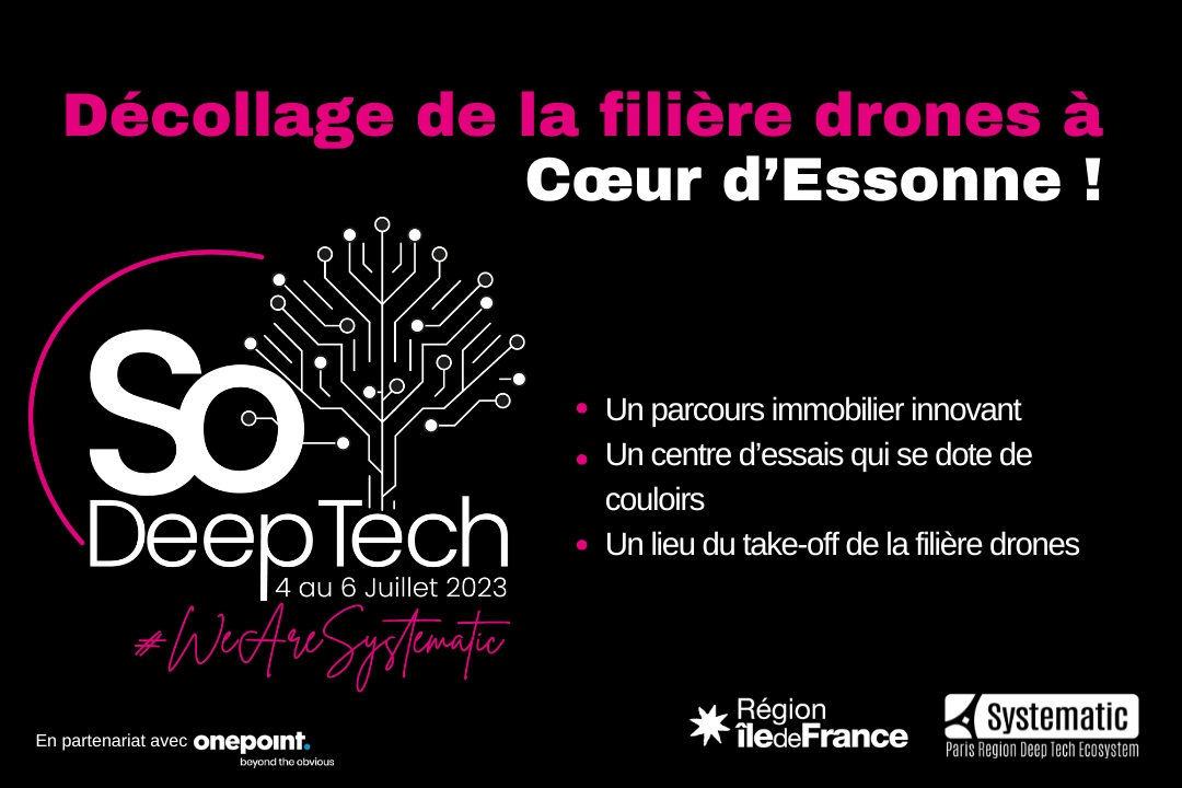 D&eacute;collage de la fili&egrave;re drones &agrave; C&oelig;ur d&rsquo;Essonne !