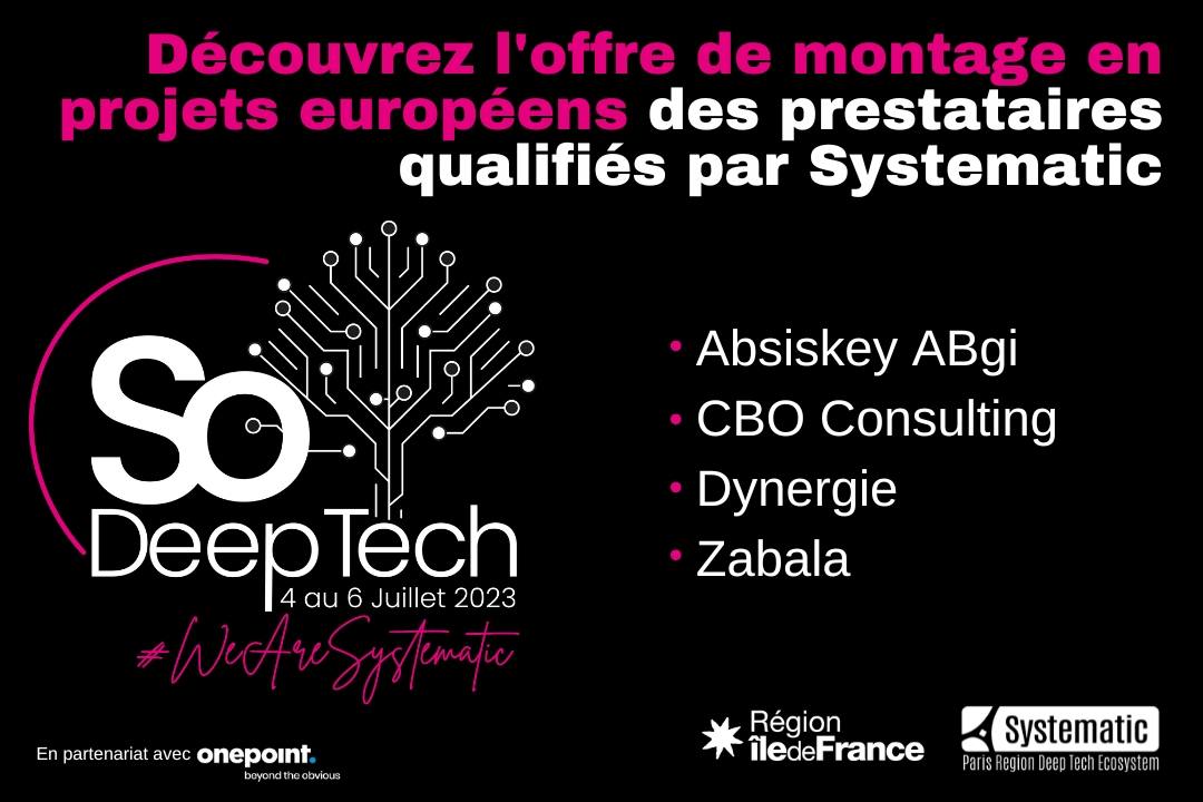 D&eacute;couvrez l'offre de montage en projets europ&eacute;ens des prestataires qualifi&eacute;s par Systematic