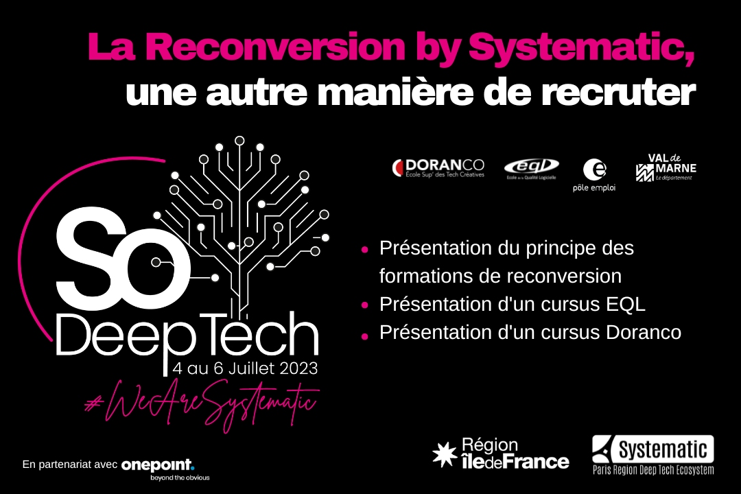 La Reconversion by Systematic, une autre mani&egrave;re de recruter
