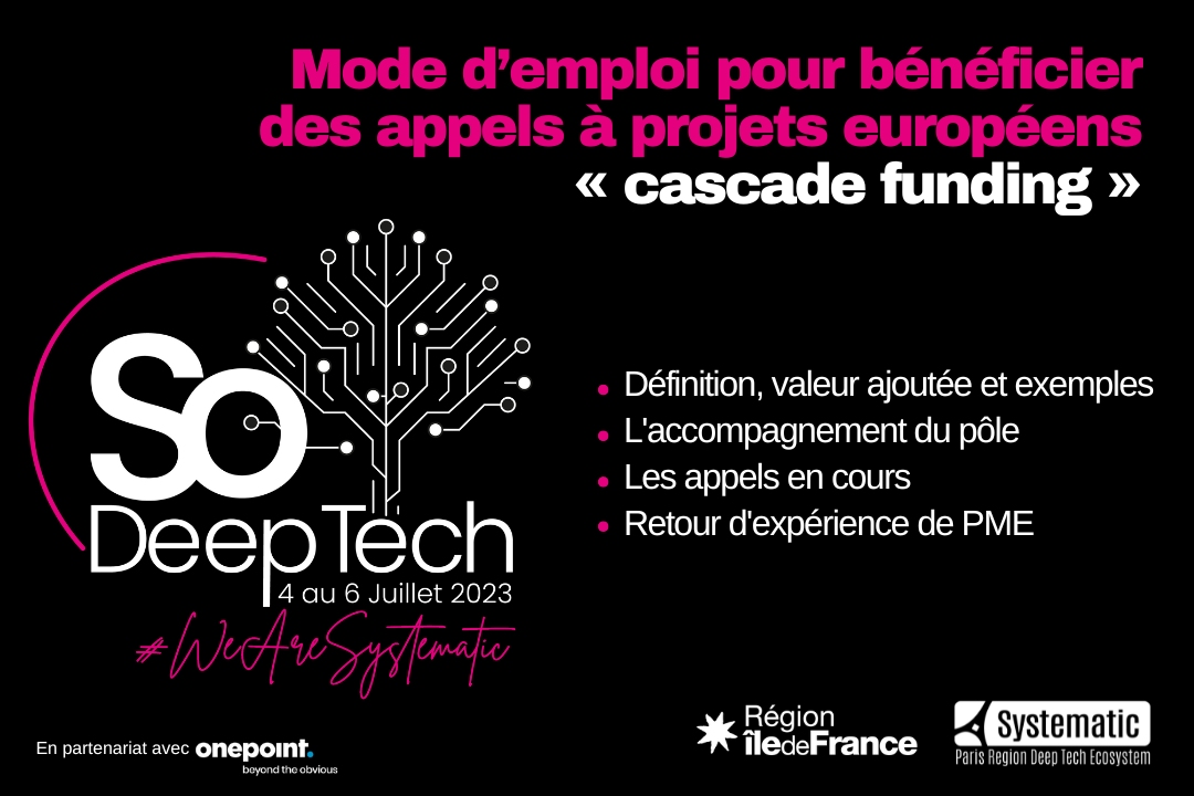 Mode d&rsquo;emploi pour b&eacute;n&eacute;ficier des appels &agrave; projets europ&eacute;ens &laquo; cascade funding &raquo;