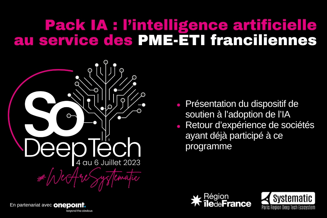 Pack IA : l&rsquo;intelligence artificielle au service des PME-ETI franciliennes