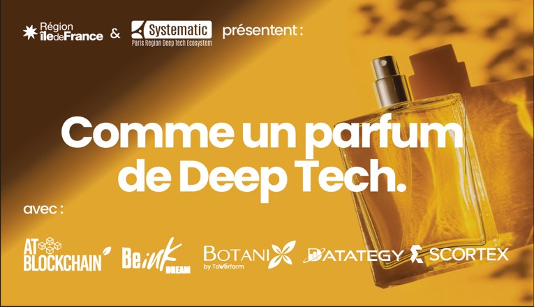COSMETIC 360 : Découvrez notre stand “Comme un parfum de Deep Tech” !