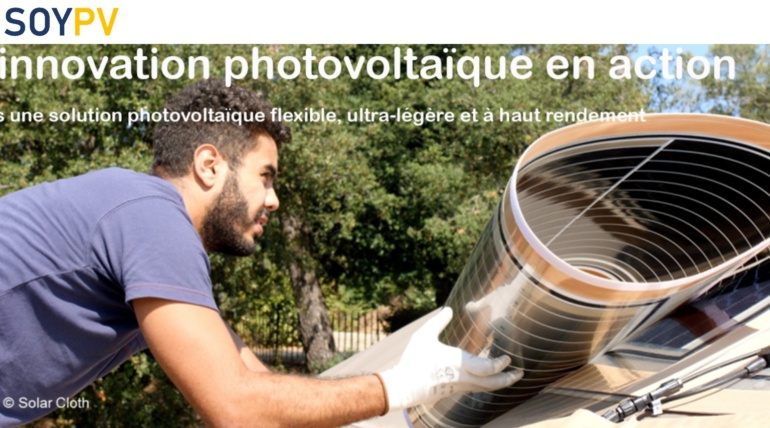 SOY PV : l’opportunité des panneaux photovoltaïques ultralégers, flexibles et à haut rendement